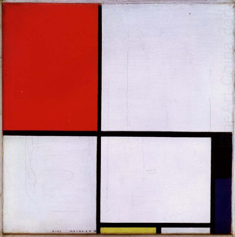 komposition i rott, svart,biatt och gult,1928, Piet Mondrian